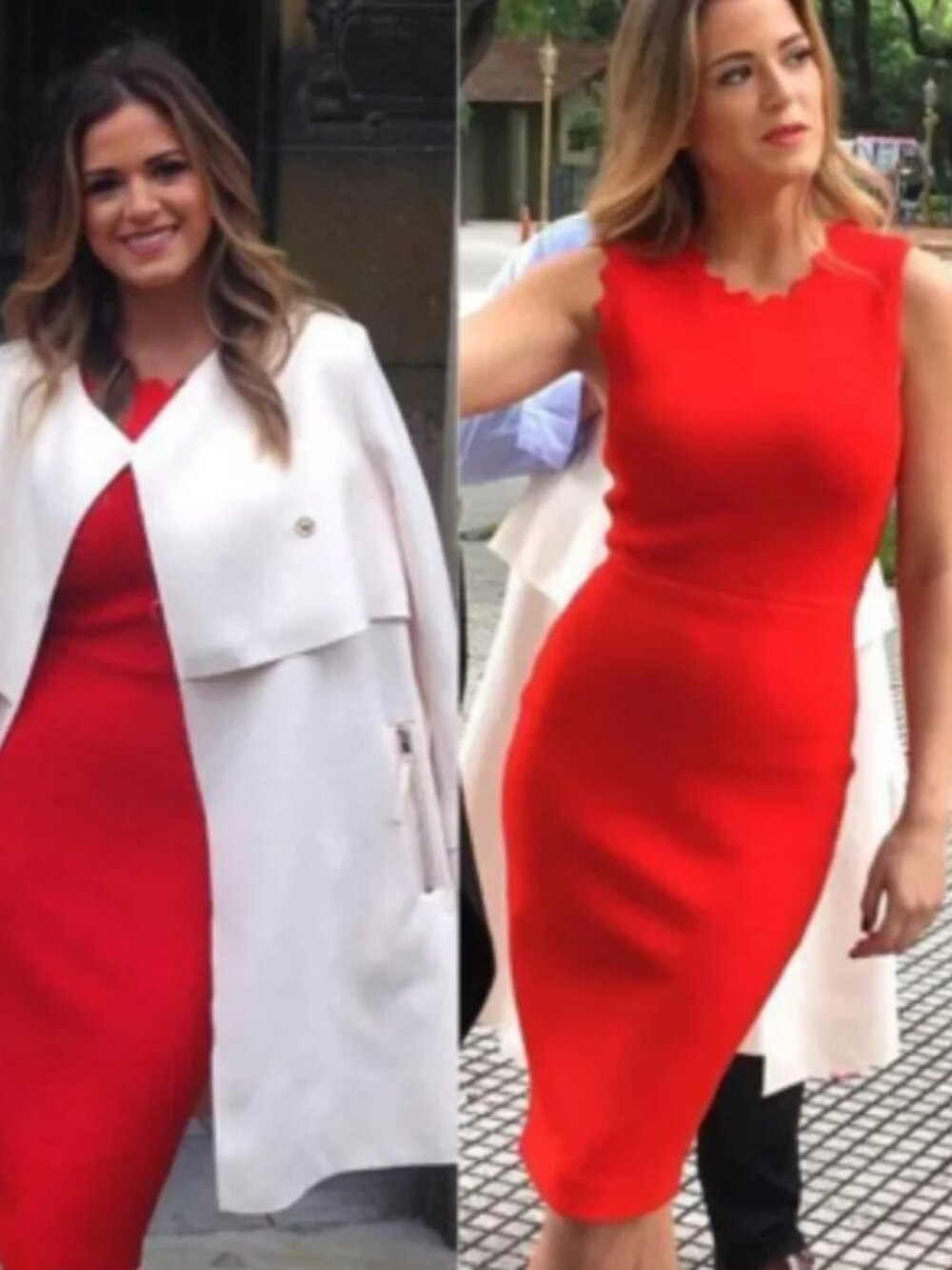 ALC Aldridge Dress in Geranio Red